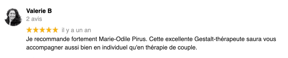 Google avis Valerie B